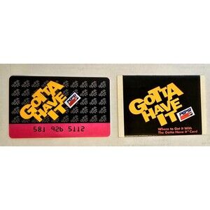 Vintage Pepsi Cola “Gotta Have It” Membership Card and  "Where To Use it" Combo!